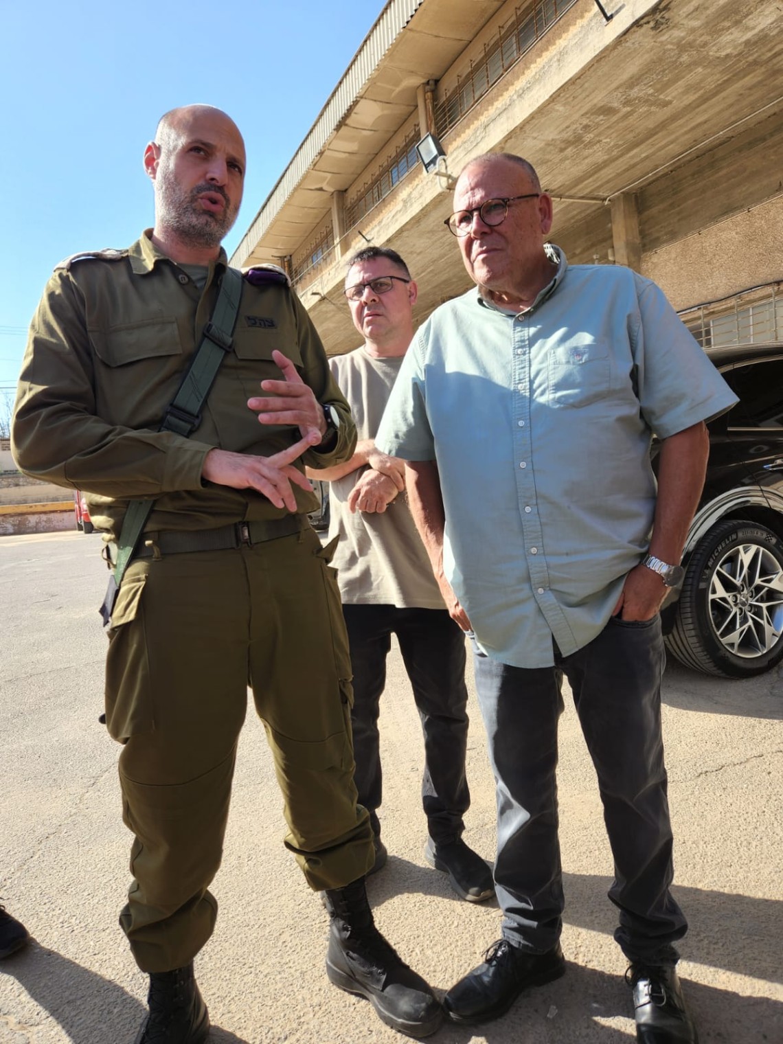 יו"ר ההסתדרות ארנון בר-דוד וצוותו בביקור במרחב ראשון לציון