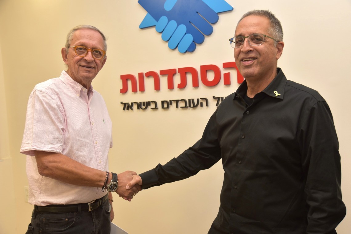 מימין: גיל אלמלך וגרשון גלמן 